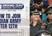 How to Join Indian Army After 12th