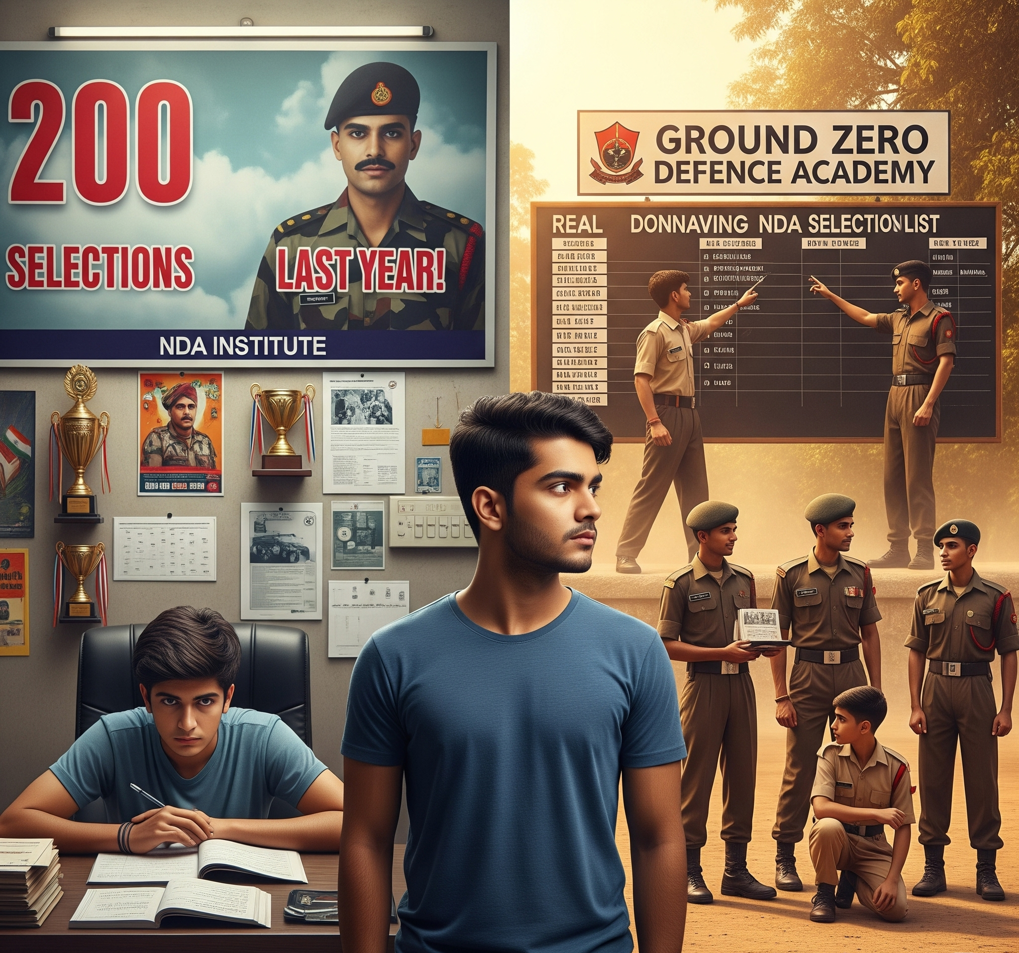 India Best Coaching for NDA with full SSB prep, physical training & foundation course after 10th. Ground Zero Defence Academy delivers real results.