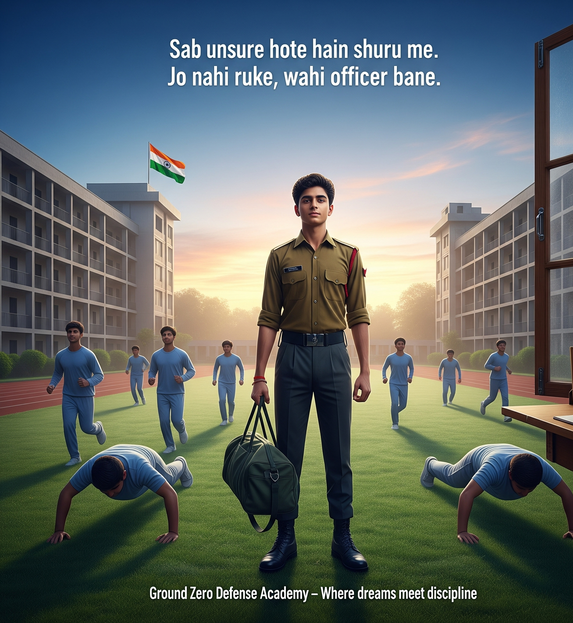 Ground Zero Defence Academy – Where dreams meet discipline.