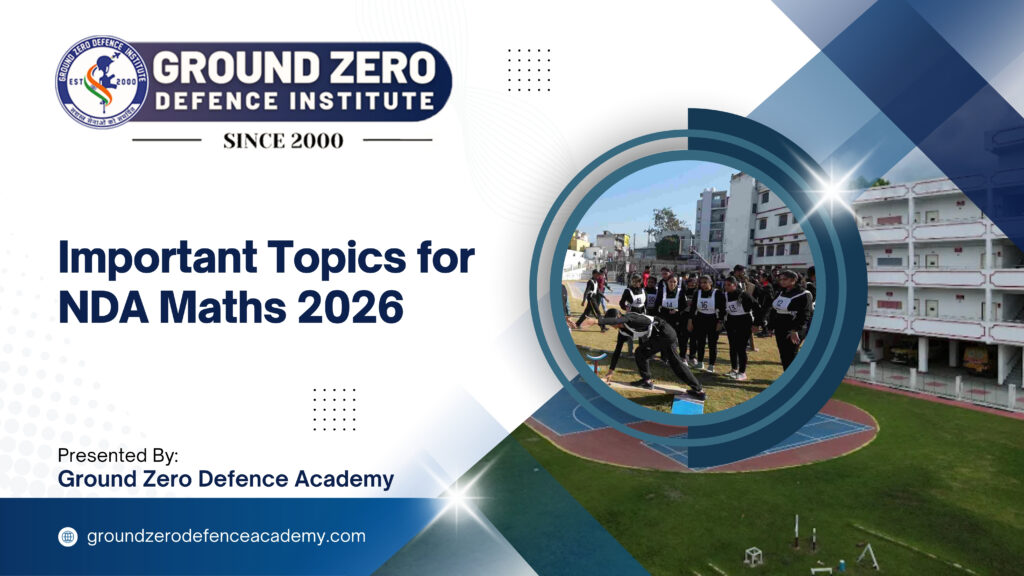 Important Topics for NDA Maths 2026