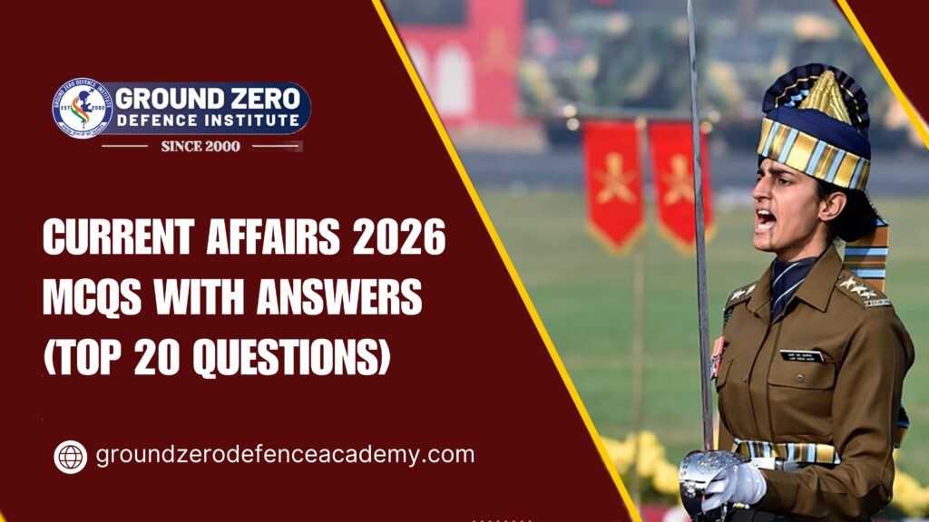 Current Affairs 2026 MCQs with Answers (Top 20 Questions)