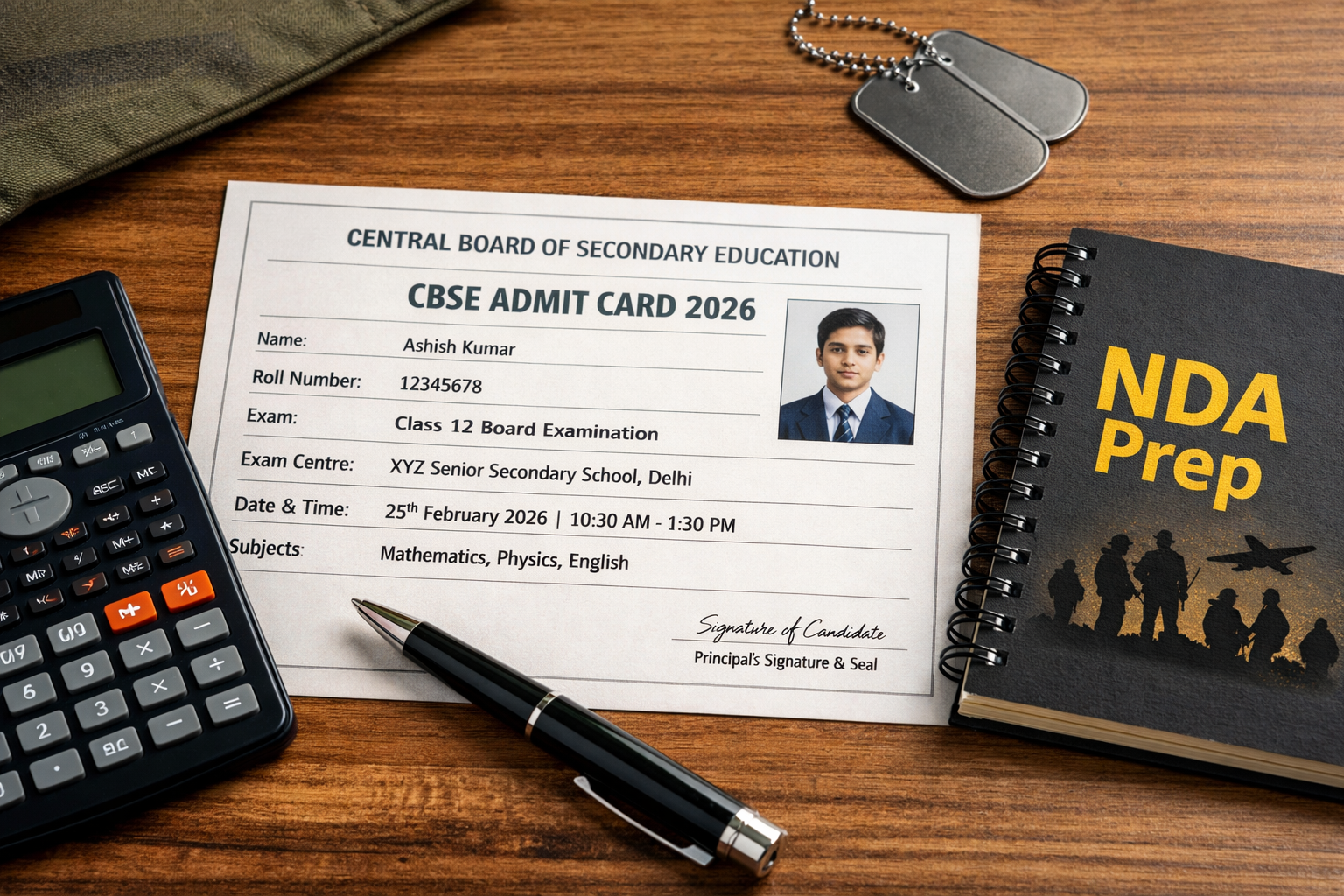 How to Download CBSE Admit Card 2026 – NDA & Defence Aspirents