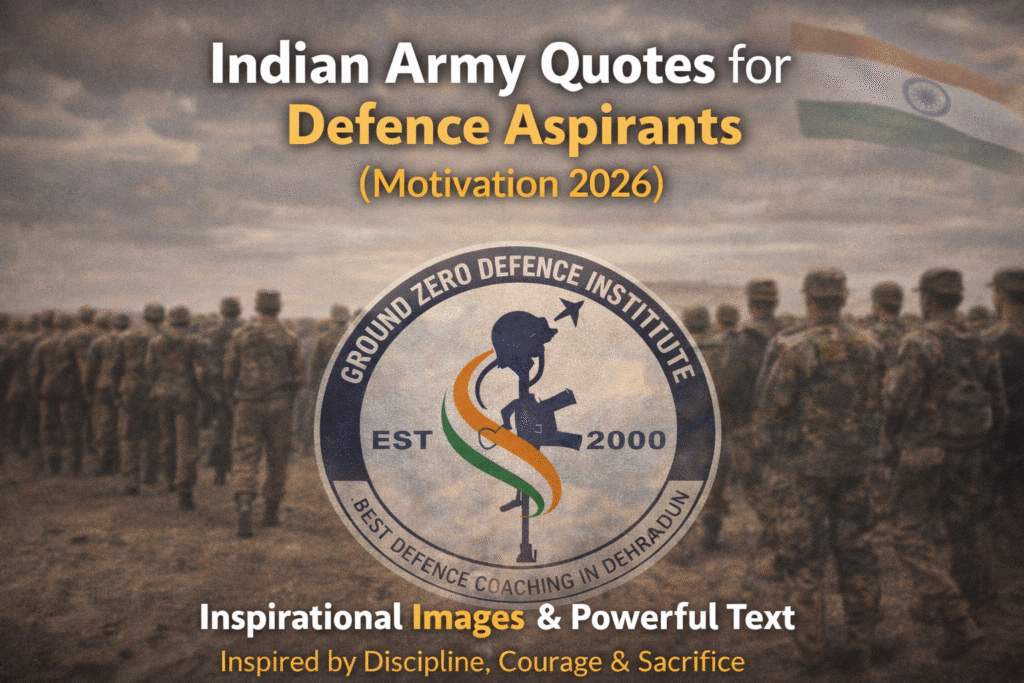 Indian Army Quotes for Defence Aspirants