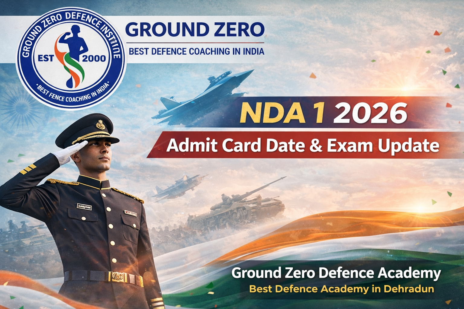 NDA 1 2026 Admit Card Date & Exam Update