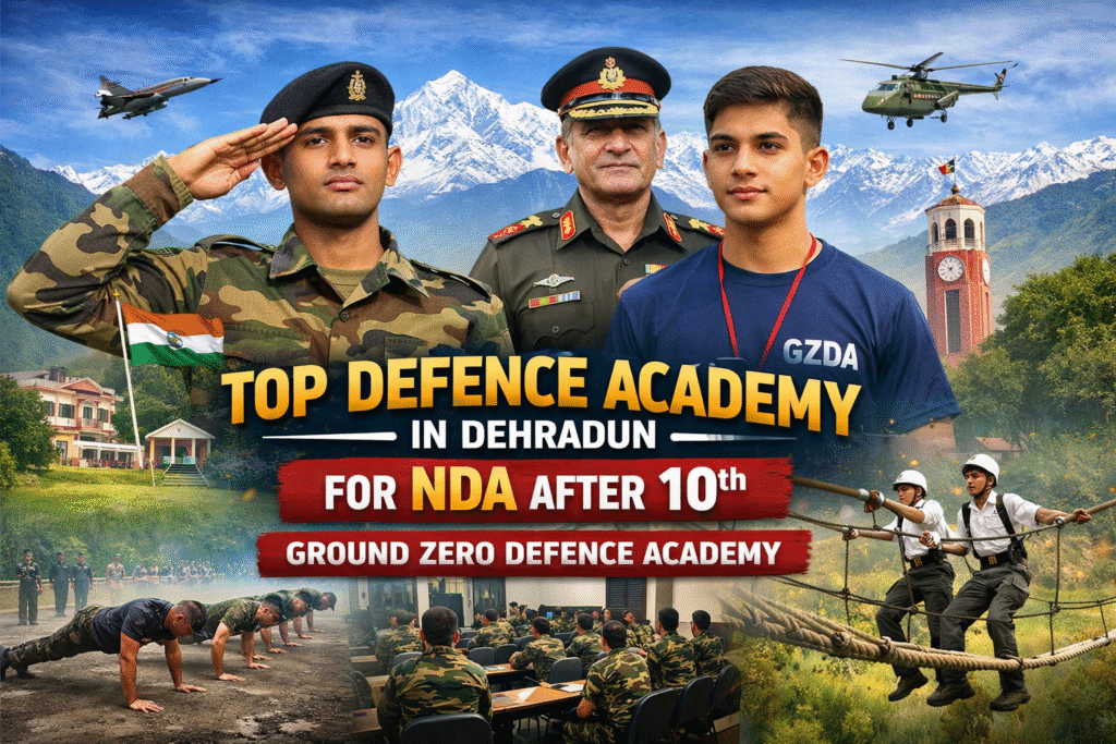Top Defence Academy in Dehradun for NDA After 10th