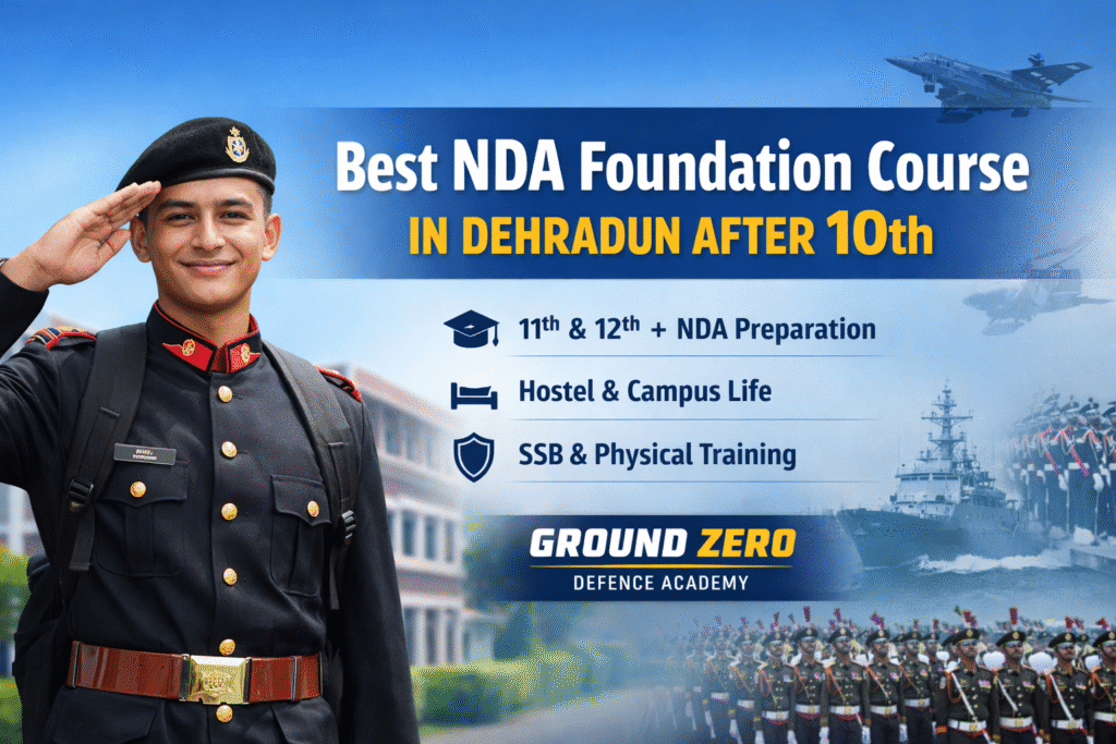 Best NDA Foundation Course in Dehradun After 10th