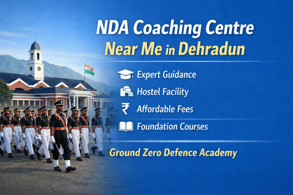NDA Coaching Centre Near Me in Dehradun