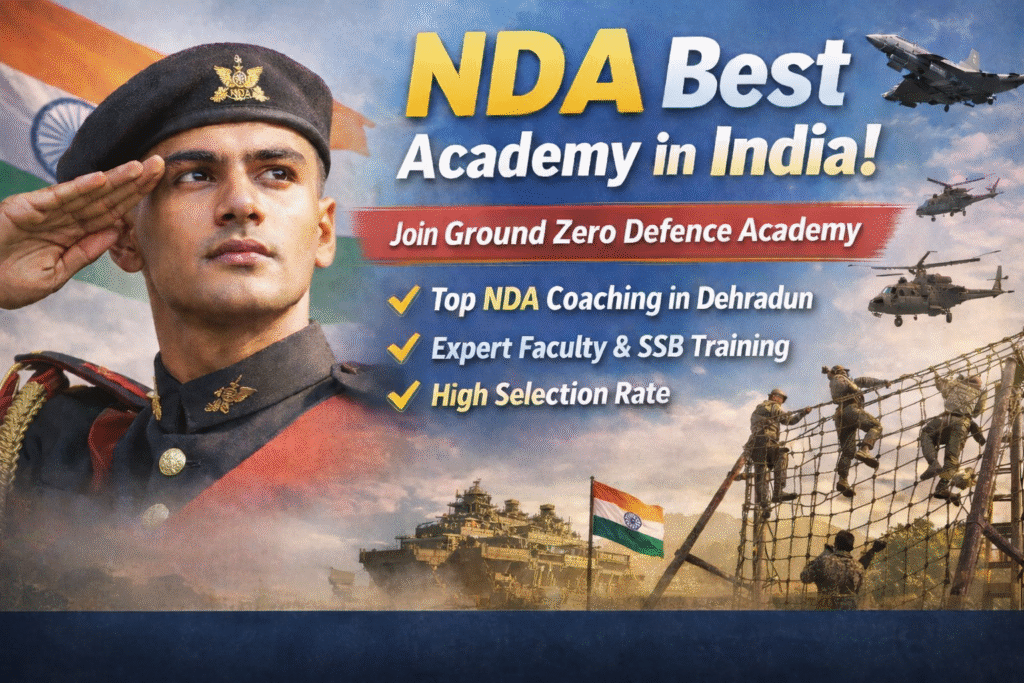 NDA Best Academy in India